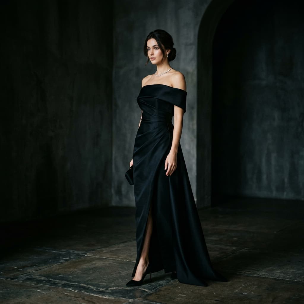High fashion elegant model